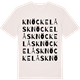 Vintage White t-shirt med Knöckelås ordlek t-shirt