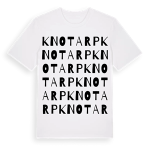 Knotarp ordlek t-shirt – ekologisk bomull t-shirt från Pinshirt