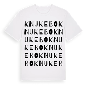 Knukebo ordlek t-shirt – ekologisk bomull t-shirt från Pinshirt