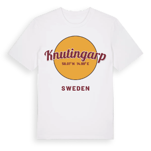 Knutingarp cirkel t-shirt – ekologisk bomull t-shirt från Pinshirt
