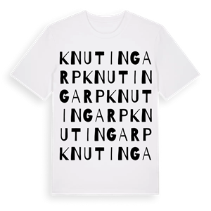 Knutingarp ordlek t-shirt – ekologisk bomull t-shirt från Pinshirt