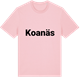 Pink Cotton t-shirt med Koanäs fetstil t-shirt