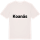 Vintage White t-shirt med Koanäs fetstil t-shirt