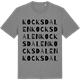 Mid Heather Gray t-shirt med Kocksdalen ordlek t-shirt