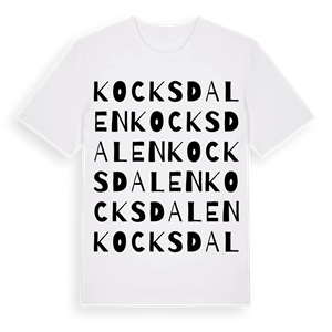 Kocksdalen ordlek t-shirt – ekologisk bomull t-shirt från Pinshirt
