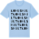 Blue Soul t-shirt med Kohlshult ordlek t-shirt