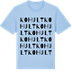 Blue Soul t-shirt med Kohult ordlek t-shirt