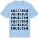 Blue Soul t-shirt med Kojebo ordlek t-shirt