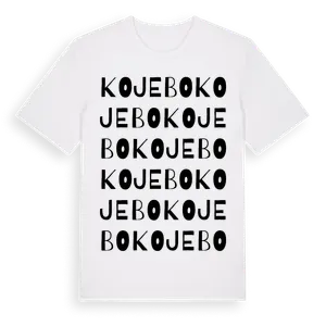Kojebo ordlek t-shirt – ekologisk bomull t-shirt från Pinshirt