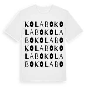 Kolabo ordlek t-shirt – ekologisk bomull t-shirt från Pinshirt