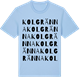 Blue Soul t-shirt med Kolgränna ordlek t-shirt