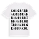 Kolgränna ordlek t-shirt