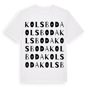 Kolsboda ordlek t-shirt – ekologisk bomull t-shirt från Pinshirt