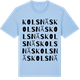 Blue Soul t-shirt med Kolsnäs ordlek t-shirt