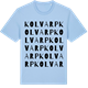 Blue Soul t-shirt med Kolvarp ordlek t-shirt