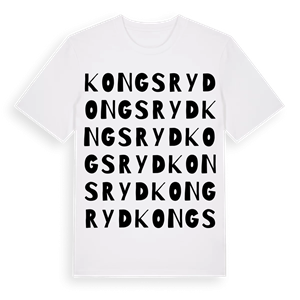 Kongsryd ordlek t-shirt – ekologisk bomull t-shirt från Pinshirt