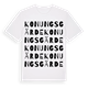 Konungsgärde ordlek t-shirt