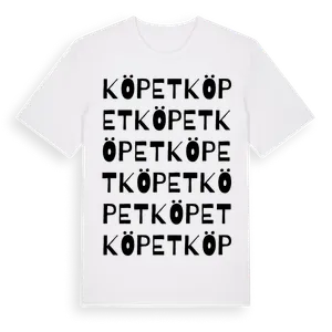 Köpet ordlek t-shirt – ekologisk bomull t-shirt från Pinshirt