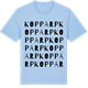 Blue Soul t-shirt med Kopparp ordlek t-shirt