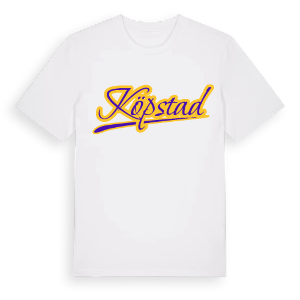 Köpstad baseball t-shirt – ekologisk bomull t-shirt från Pinshirt