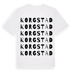 Korgstad ordlek t-shirt – ekologisk bomull t-shirt från Pinshirt