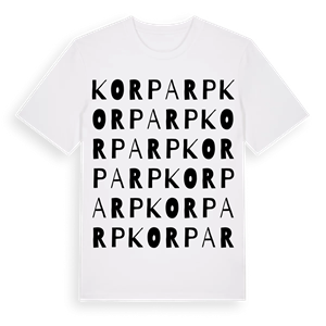 Korparp ordlek t-shirt – ekologisk bomull t-shirt från Pinshirt
