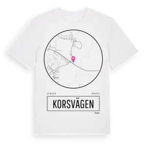 Korsvägen t-shirt – ekologisk bomull t-shirt från Pinshirt