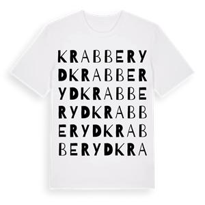 Krabberyd ordlek t-shirt – ekologisk bomull t-shirt från Pinshirt