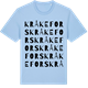 Blue Soul t-shirt med Kråkefors ordlek t-shirt