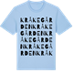 Blue Soul t-shirt med Kråkegården ordlek t-shirt