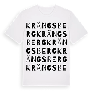 Krängsberg ordlek t-shirt – ekologisk bomull t-shirt från Pinshirt