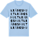 Blue Soul t-shirt med Krängshult ordlek t-shirt