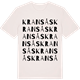 Vintage White t-shirt med Kransås ordlek t-shirt