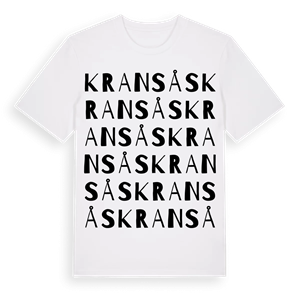 Kransås ordlek t-shirt – ekologisk bomull t-shirt från Pinshirt