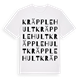 Kräpplehult ordlek t-shirt