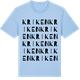 Blue Soul t-shirt med Kriken ordlek t-shirt