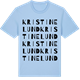 Blue Soul t-shirt med Kristinelund ordlek t-shirt