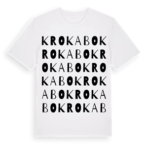 Krokabo ordlek t-shirt – ekologisk bomull t-shirt från Pinshirt