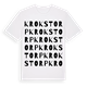 Krokstorp ordlek t-shirt