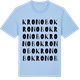 Blue Soul t-shirt med Kronobo ordlek t-shirt