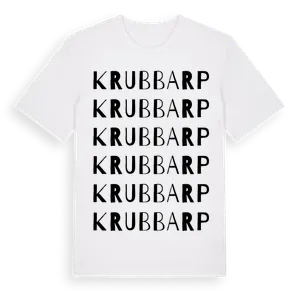 Krubbarp ordlek t-shirt – ekologisk bomull t-shirt från Pinshirt