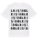 Krusäng ordlek t-shirt