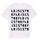 Krusestorp ordlek t-shirt