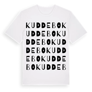 Kuddebo ordlek t-shirt – ekologisk bomull t-shirt från Pinshirt
