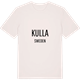 Vintage White t-shirt med Kulla i Sverige t-shirt