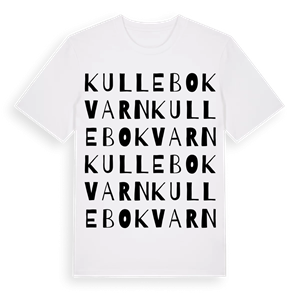 Kullebo kvarn ordlek t-shirt – ekologisk bomull t-shirt från Pinshirt