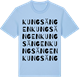 Blue Soul t-shirt med Kungsängen ordlek t-shirt