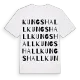 Kungshall ordlek t-shirt