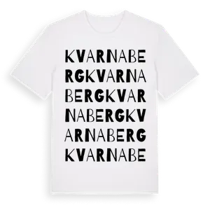 Kvarnaberg ordlek t-shirt – ekologisk bomull t-shirt från Pinshirt