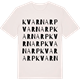 Vintage White t-shirt med Kvarnarp ordlek t-shirt